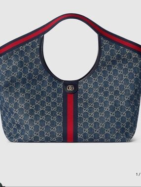 Cotton GiG Supreme Denim Cotton Canvas Large Crossbody Tote Shoppee Top Hander